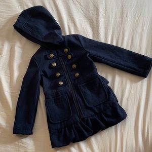 GUC Me Jane Kids Girl Midnight Blue Coat Size 4